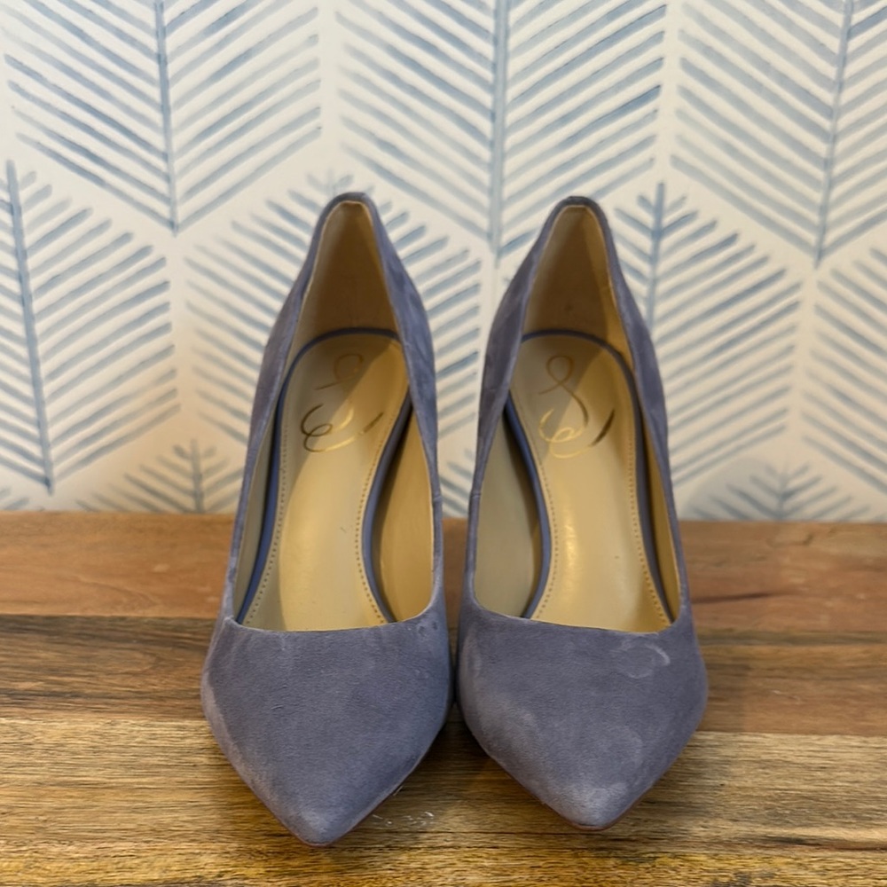 Sam Edelman Elegant Gray Suede Pumps us 6.5 new
